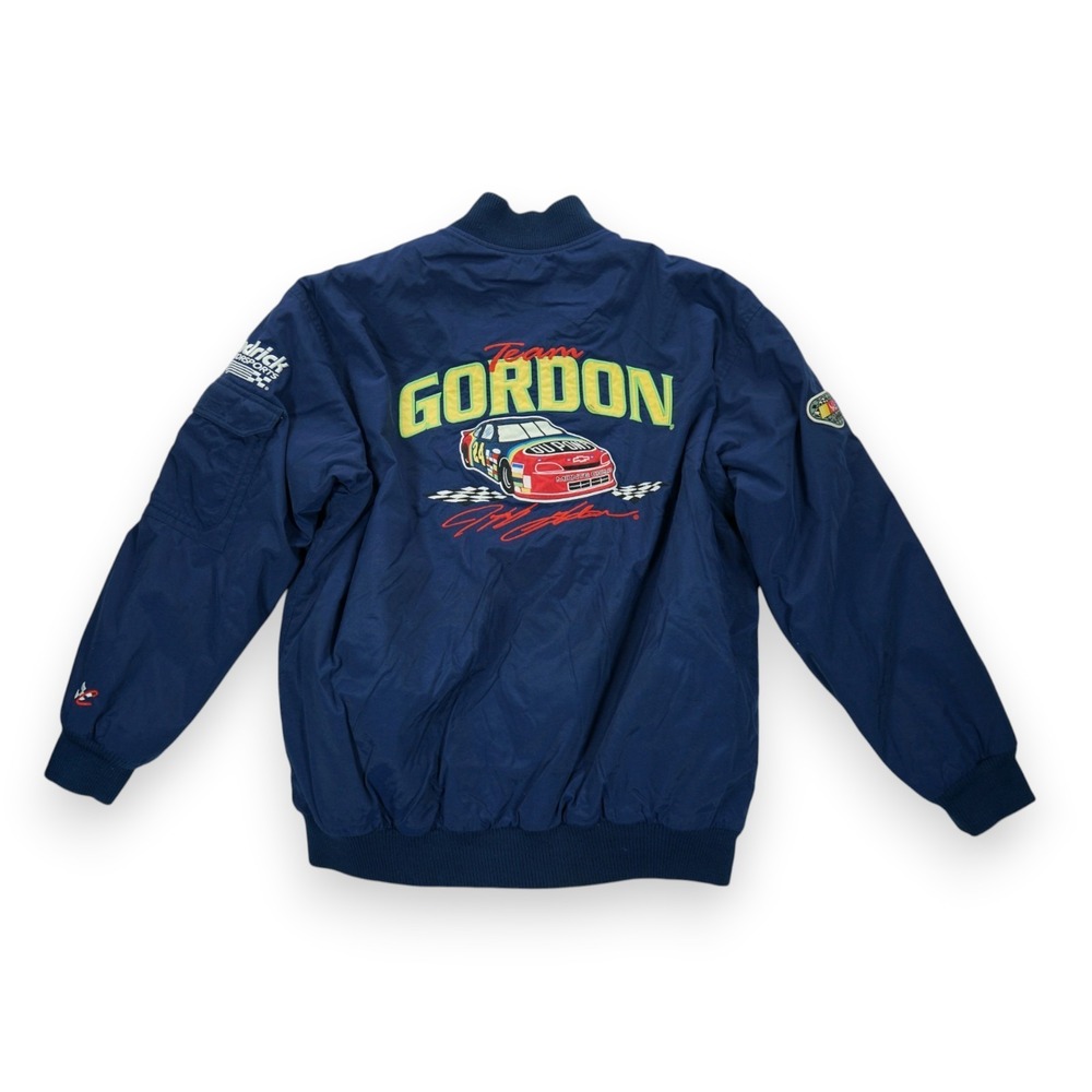 Vintage Chase Authentics x Team Gordon‎ Nascar Racing Bomber Jacket XL Full Zip